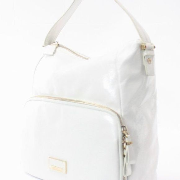 FERRE' MILANO LEATHER HANDLE BAG New With Tags - Picture 2 of 3